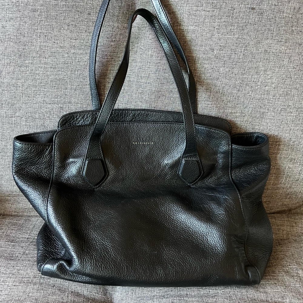 Coccinelle black leather shoulder bag
